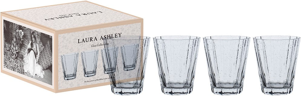Laura Ashley Giftset 4 Glass Tumbler Clear