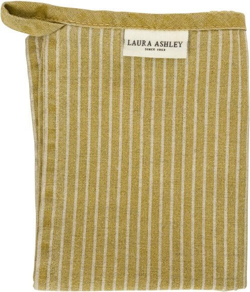 Laura Ashley Teatowel Oil Yellow Stripe 50x70cm