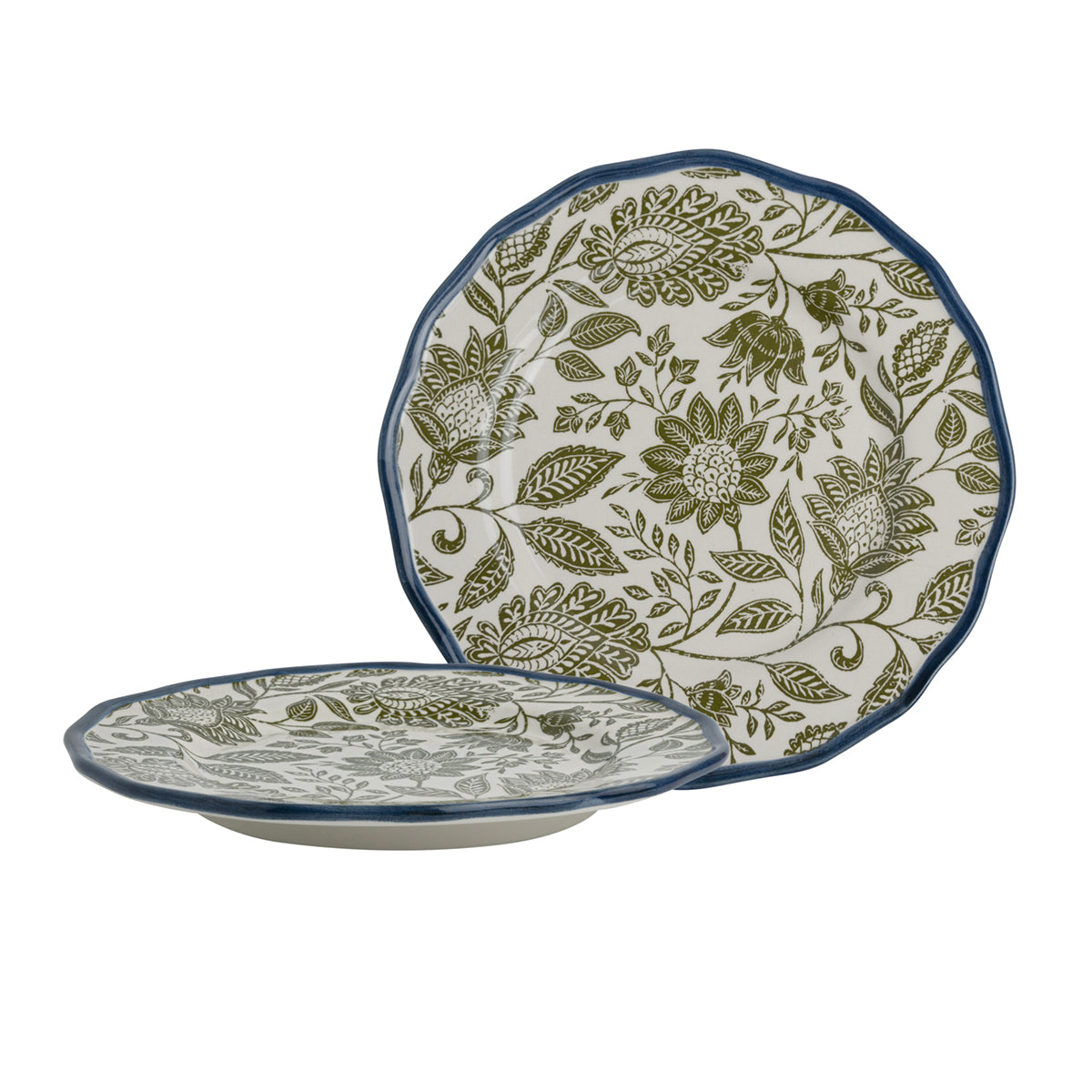 Giftset 2 Plates 21 cm Hedingham Blue Sage