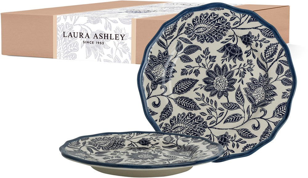 Giftset 2 Plates 21 cm Hedingham Blue