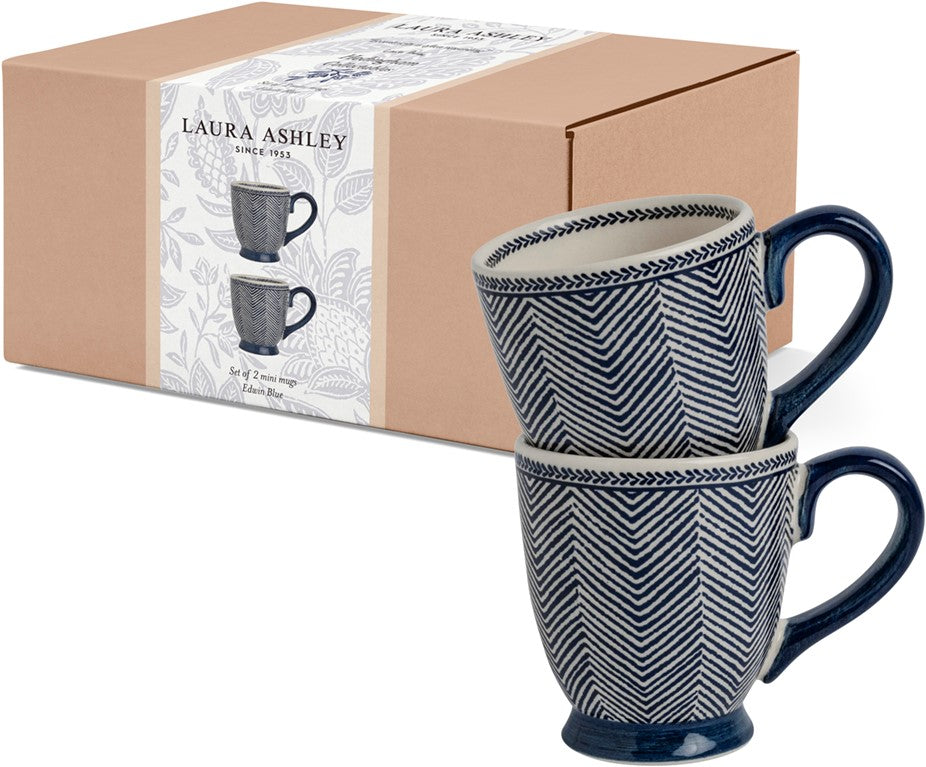 Giftset 2 Minimugs Edwin Blue 20 cl.