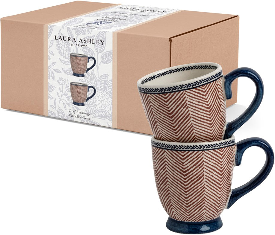 Giftset 2 Minimugs Edwin Blue Terra 20 cl.