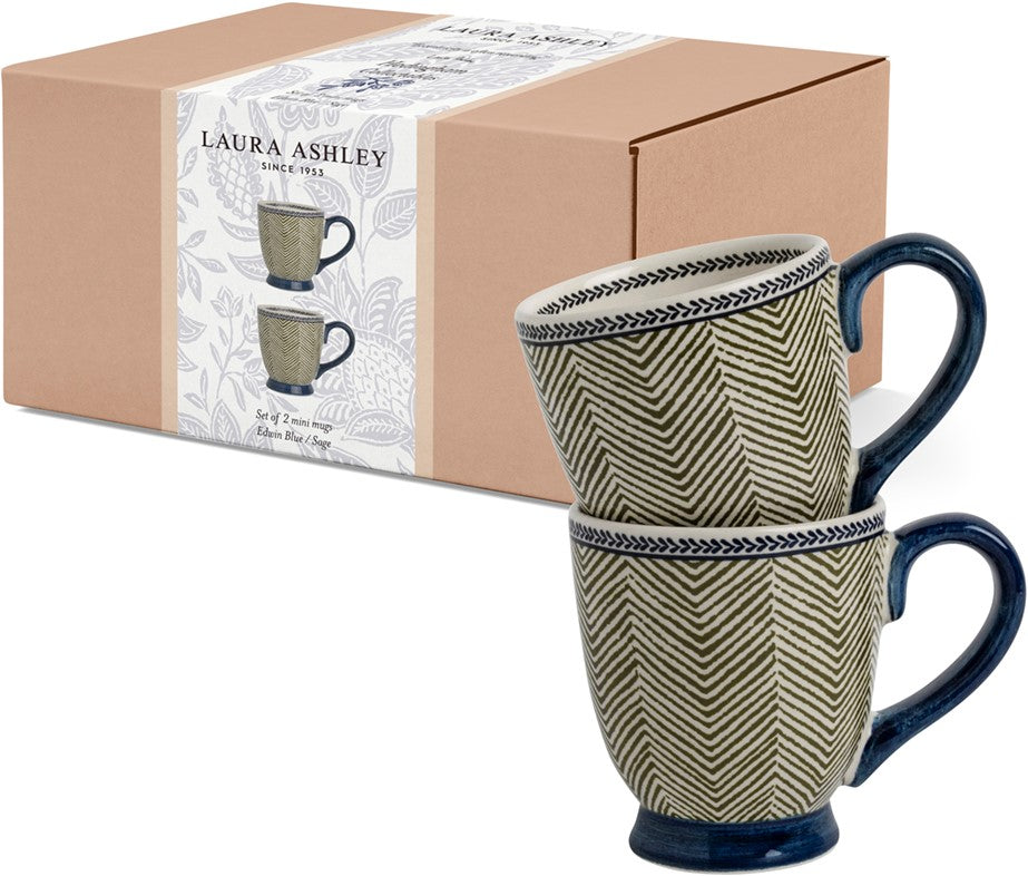 Giftset 2 Minimugs Edwin Blue Sage 20 cl.