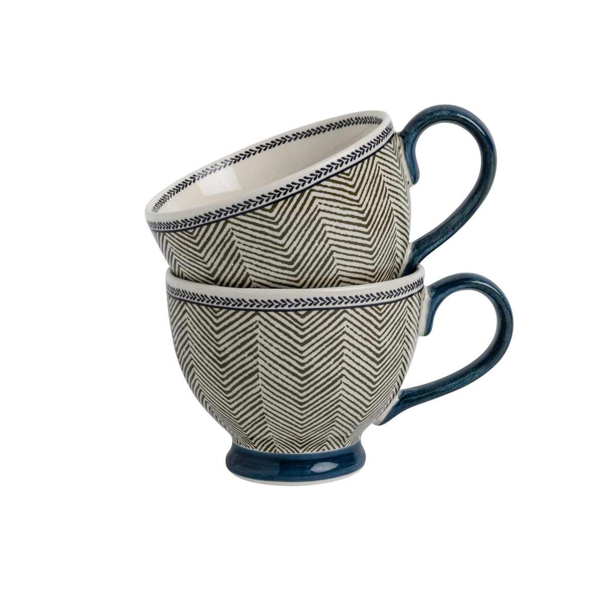 Giftset 2 Mugs Edwin Blue Sage 43 cl.