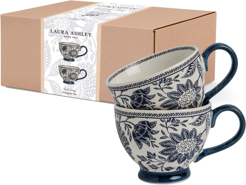 Giftset 2 Mugs Hedingham Blue 43 cl.