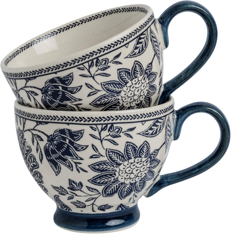 Giftset 2 Mugs Hedingham Blue 43 cl.