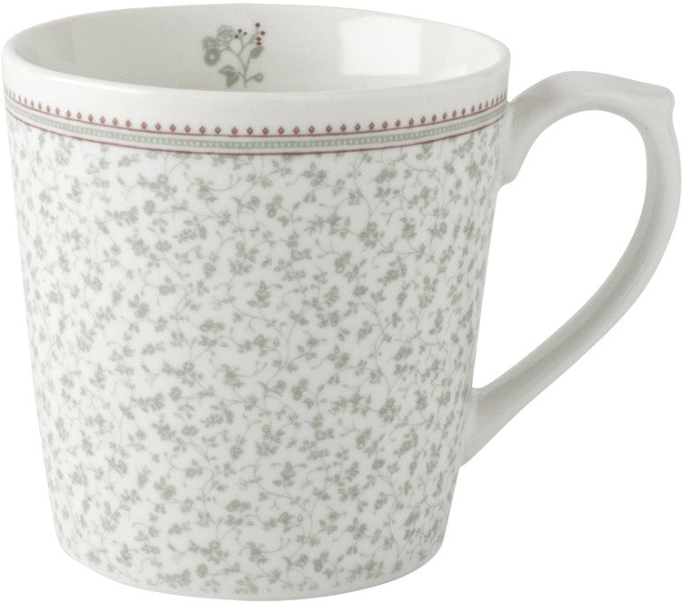 Laura Ashley Mug Green Flowers 32 cl.