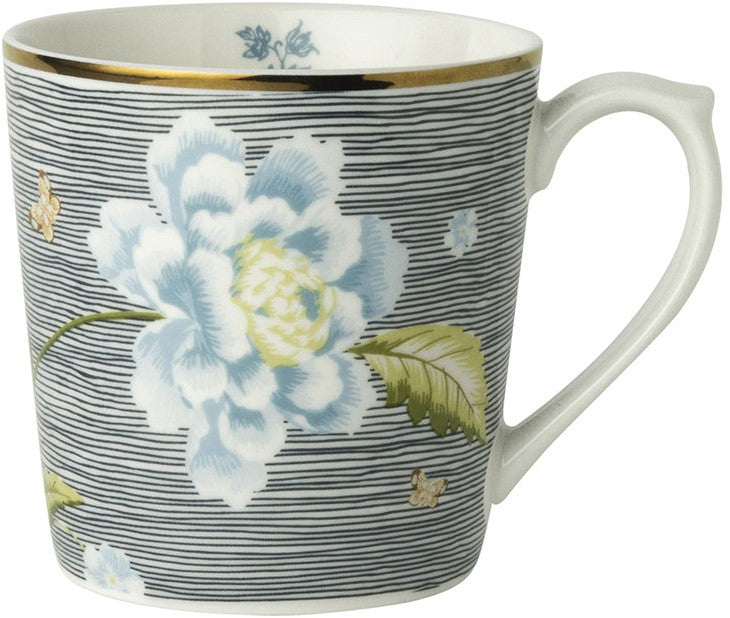 Laura Ashley Mug Midnight Pinstripe 32 cl.