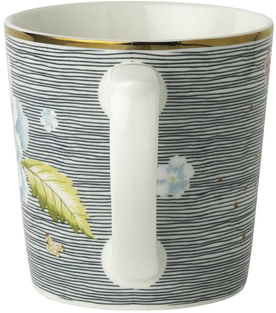 Laura Ashley Mug Midnight Pinstripe 32 cl.