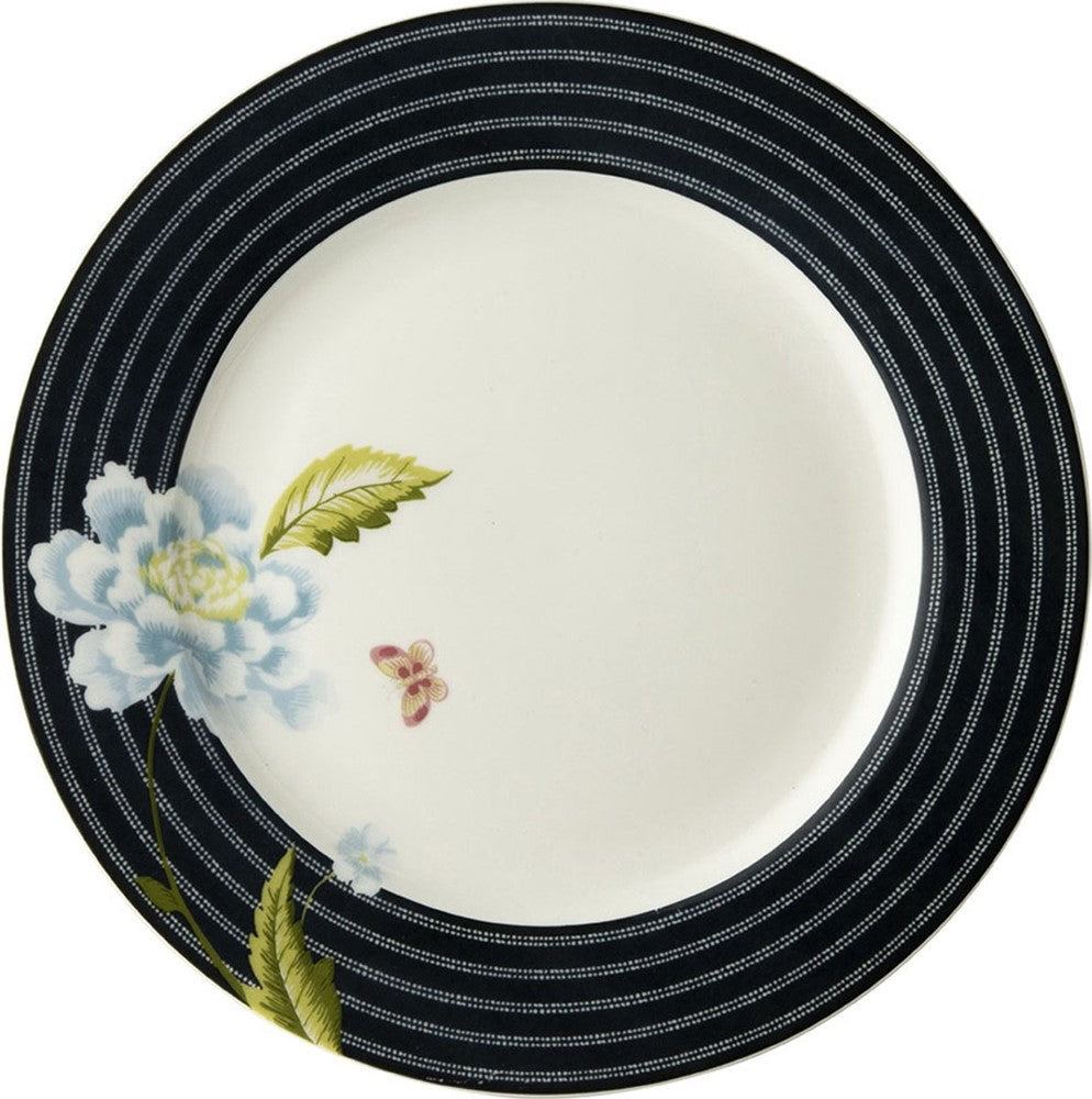 Laura Ashley Plate 20 cm Midnight Candy Stripe