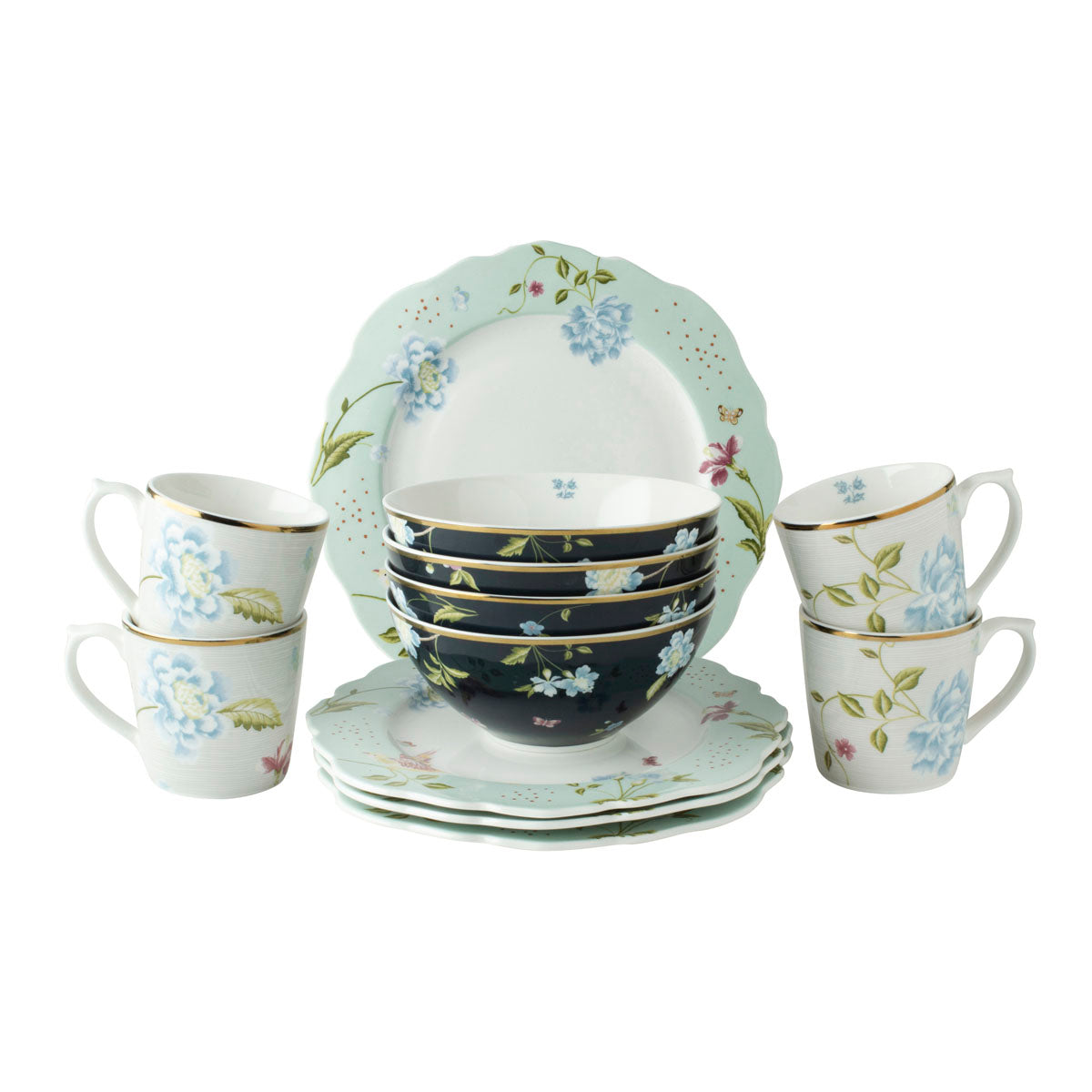 Laura Ashley Giftset 12 Pcs Tableware