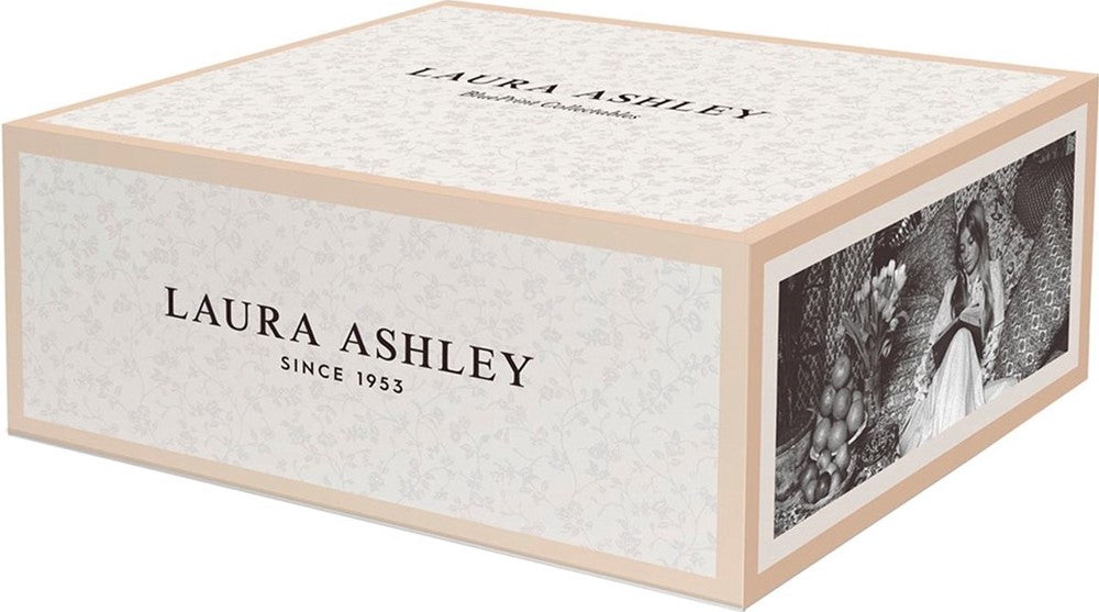 Laura Ashley Giftset 4 Mugs Cobblestone Pinstripe 32 cl.