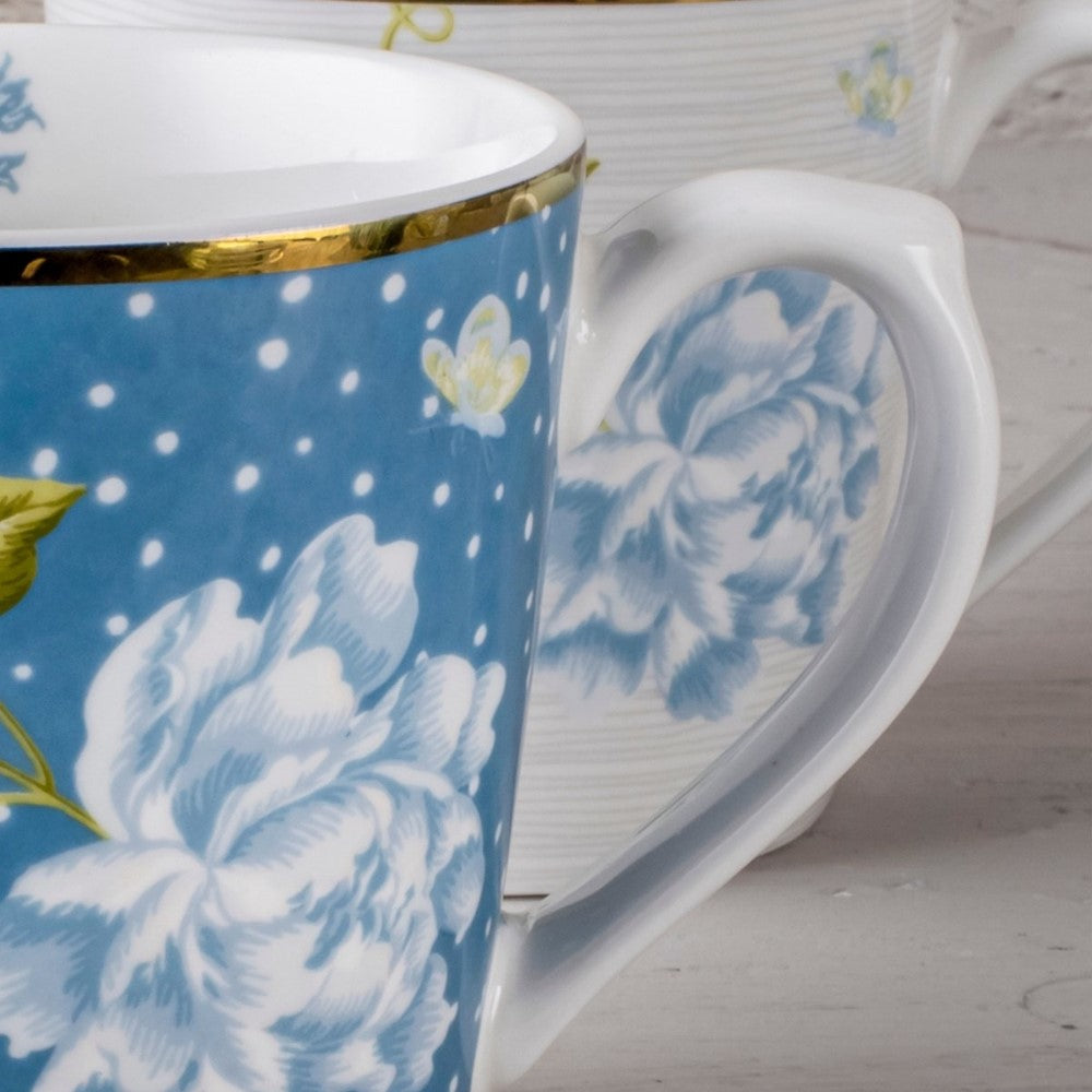 Laura Ashley Giftset 4 Mugs Seaspray Uni 32 cl.