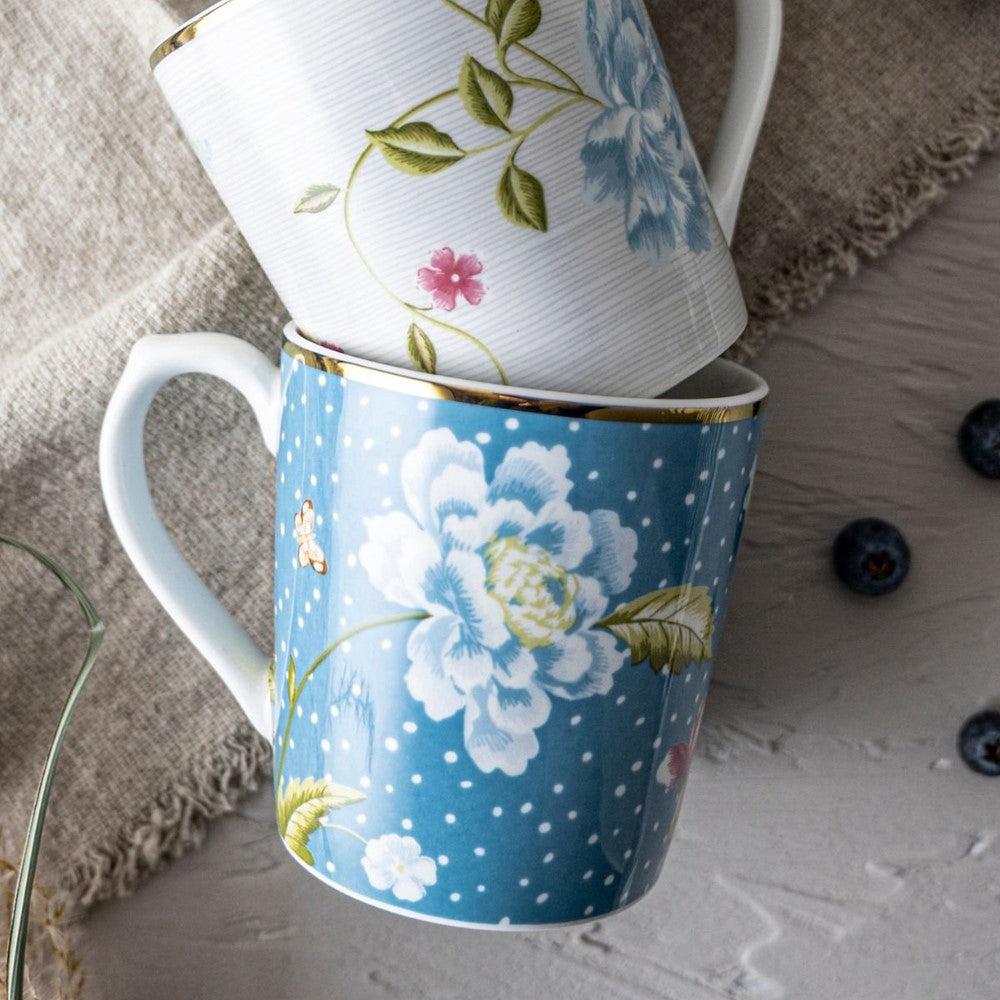 Laura Ashley Giftset 4 Mugs Seaspray Uni 32 cl.