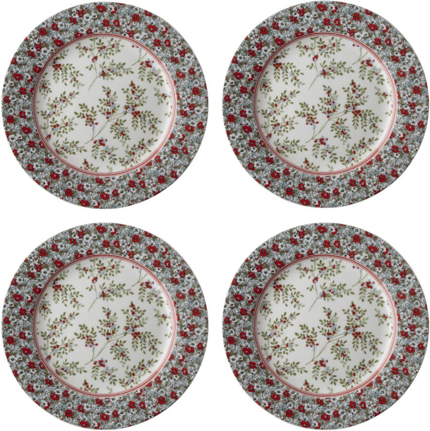 Laura Ashley Giftset 4 Plates 18 cm