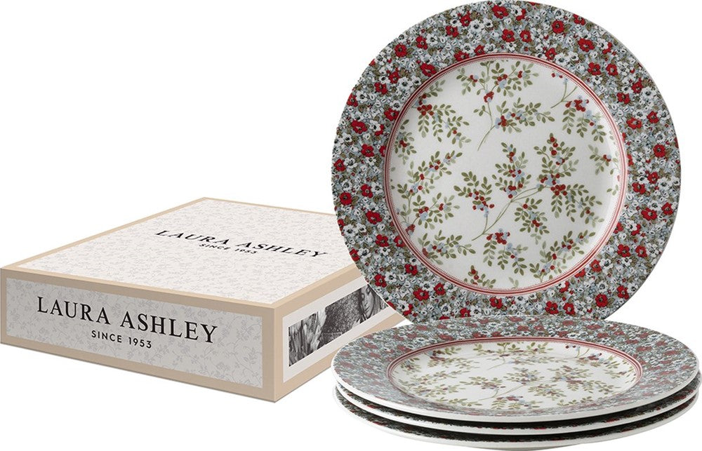 Laura Ashley Giftset 4 Plates 18 cm