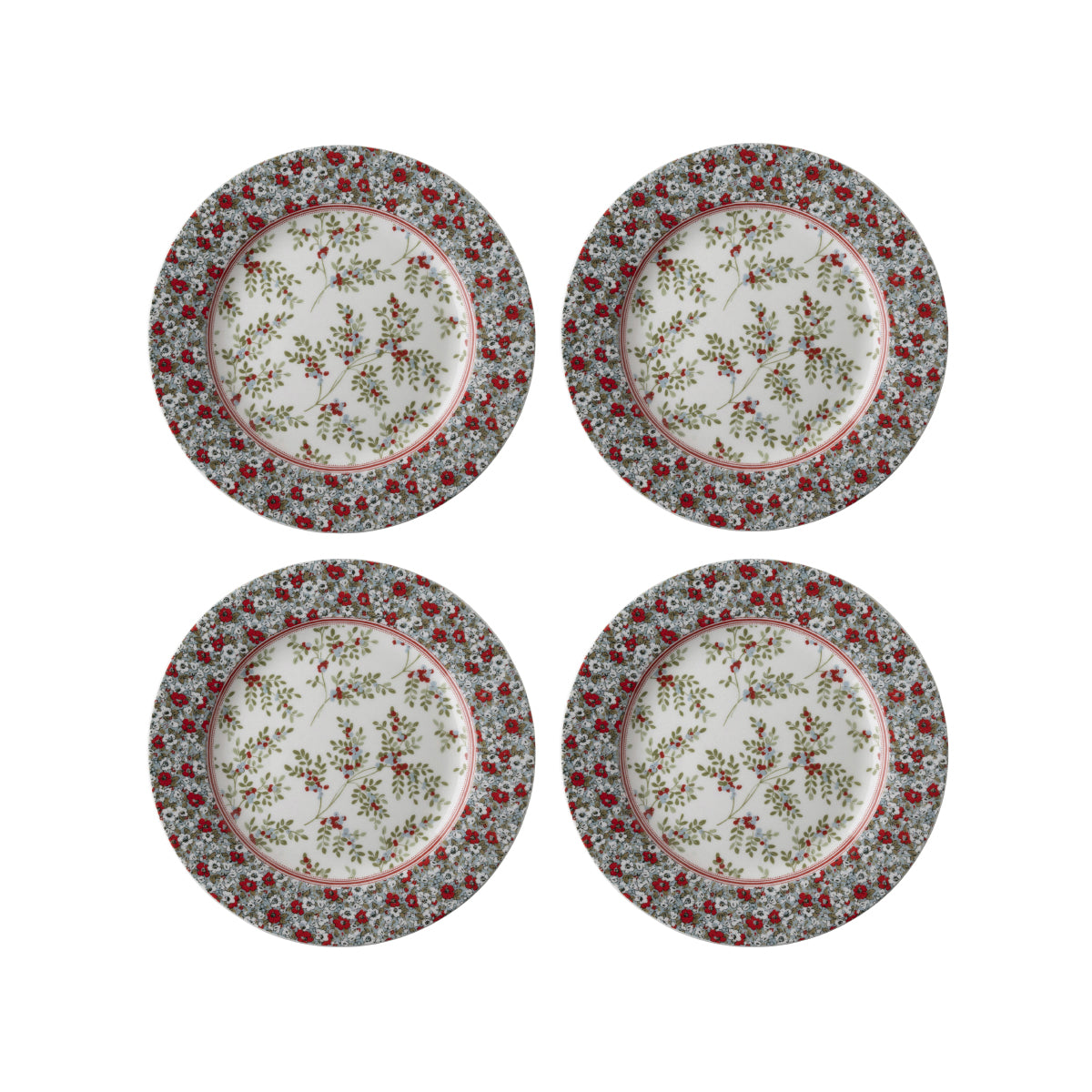 Laura Ashley Giftset 4 Plates 18 cm