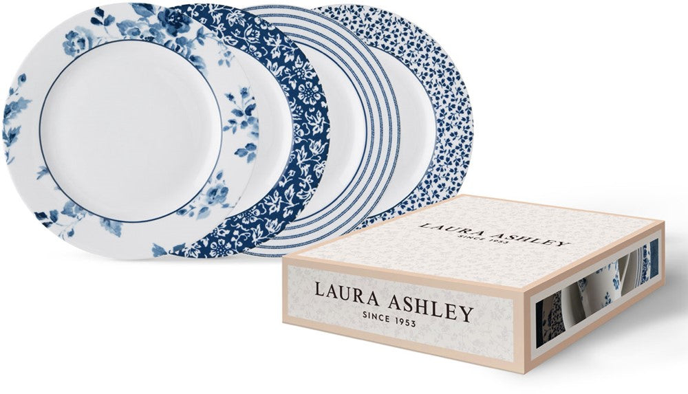 Laura Ashley Giftset 4 Plates 20 cm Assorted