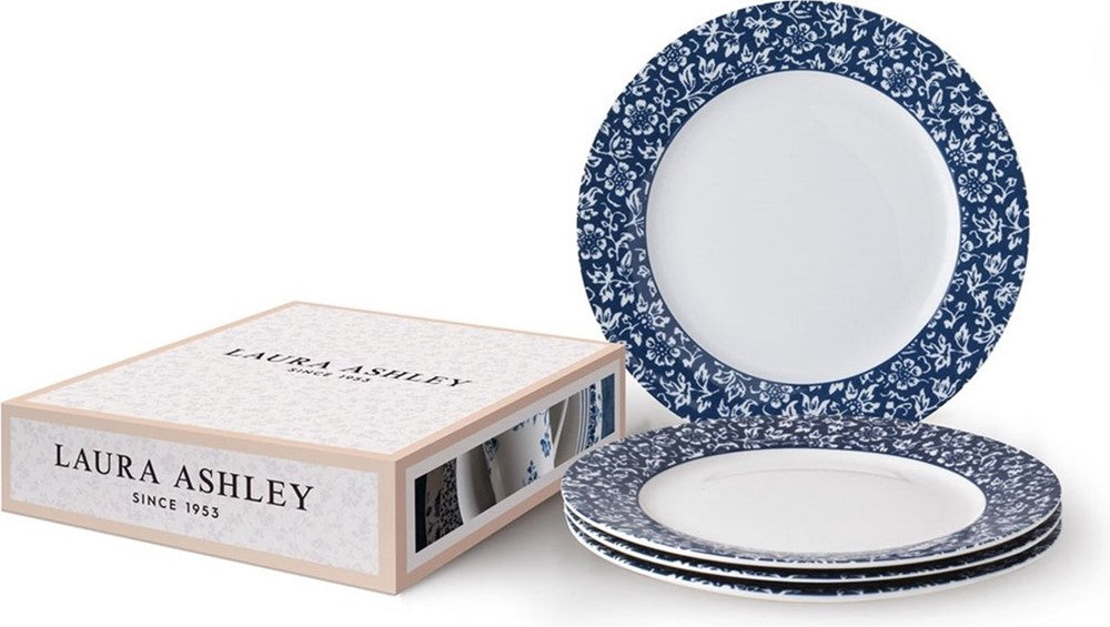 Laura Ashley Giftset 4 Plates 20 cm Sweet Alyssum