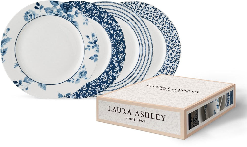 Laura Ashley Giftset 4 Plates 23 cm Assorted