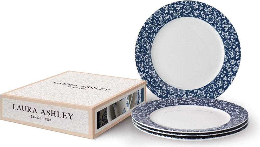 Laura Ashley Giftset 4 Plates 23 cm Sweet Alyssum