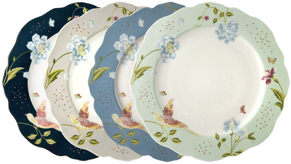 Laura Ashley Giftset 4 Plates 24,5 cm Assorted