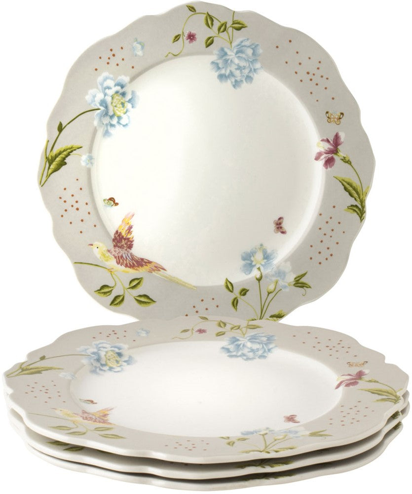 Laura Ashley Giftset 4 Plates 24,5 cm Cobblestone Uni