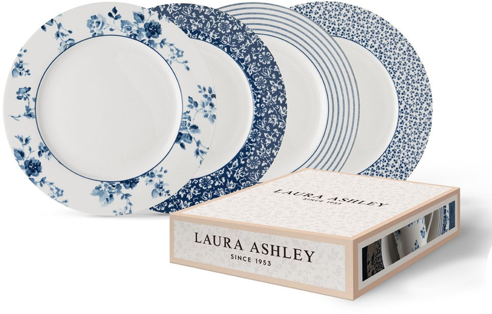 Laura Ashley Giftset 4 Plates 26 cm Assorted