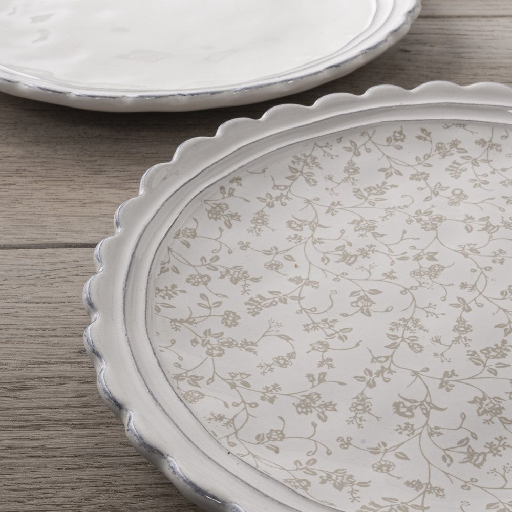 Laura Ashley Set 4 plates irregular 20 cm