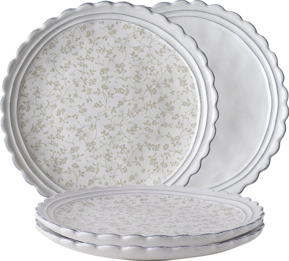 Laura Ashley Set 4 plates irregular 20 cm