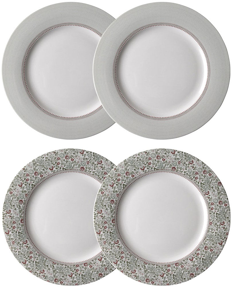 Laura Ashley Giftset 4 Plates 23 cm