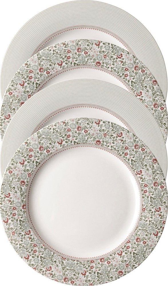 Laura Ashley Giftset 4 Plates 23 cm