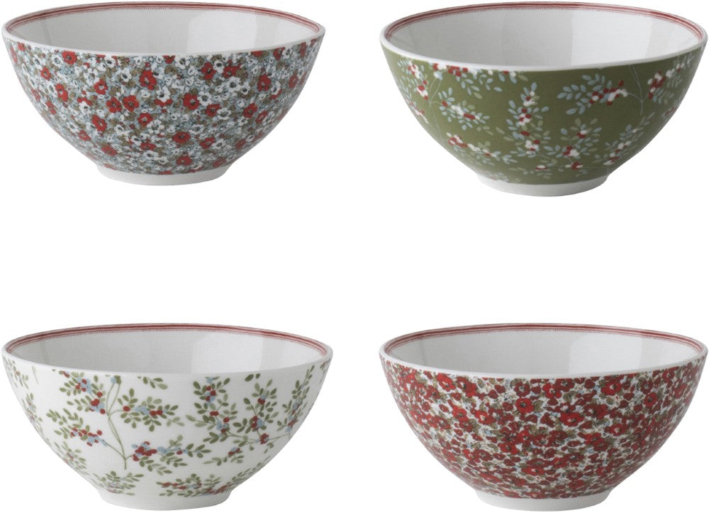 Laura Ashley Giftset 4 Bowls 13 cm