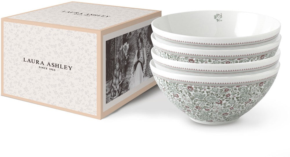 Laura Ashley Giftset 4 Bowls 16 cm