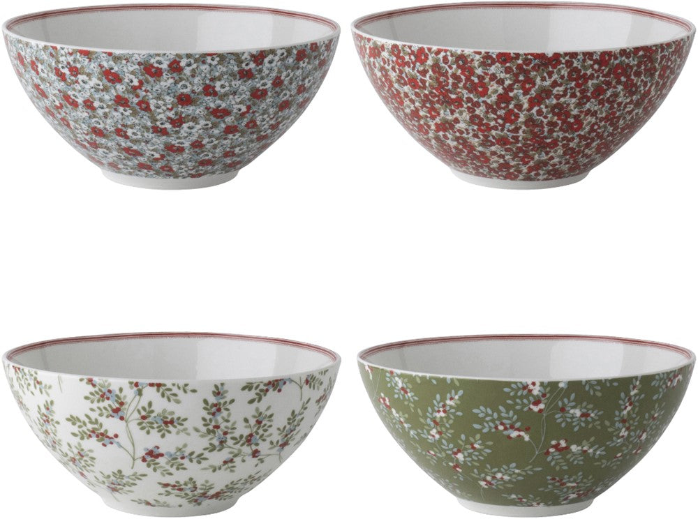 Laura Ashley Giftset 4 Bowls 16 cm