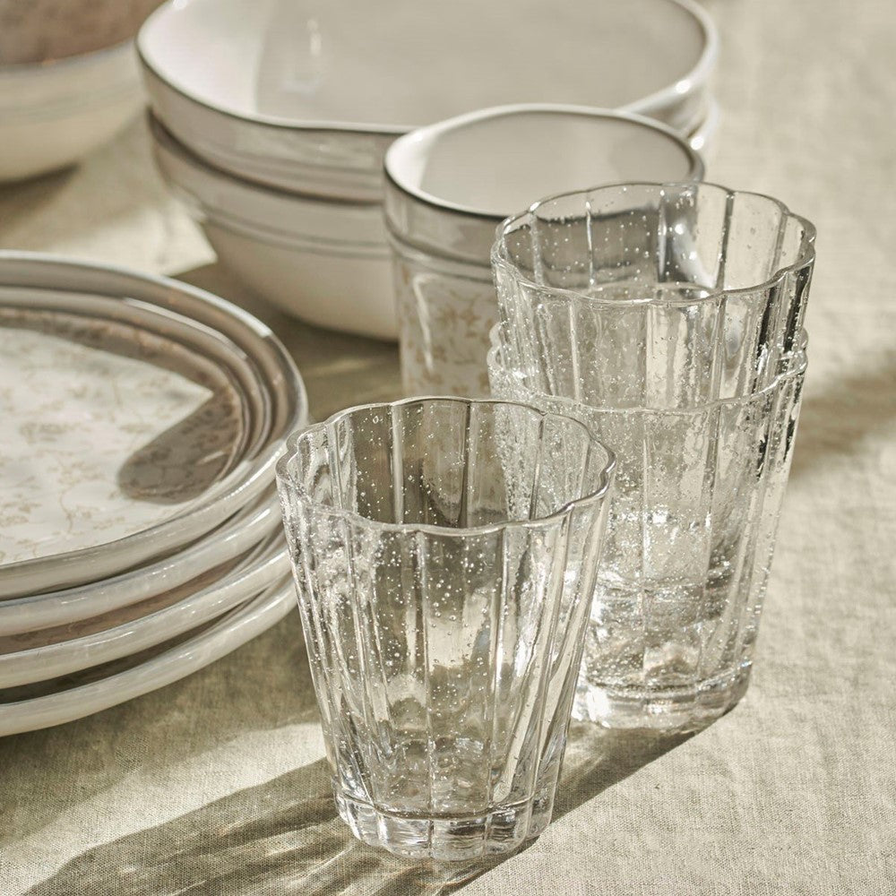 Laura Ashley Giftset 4 Glass Tumbler Clear