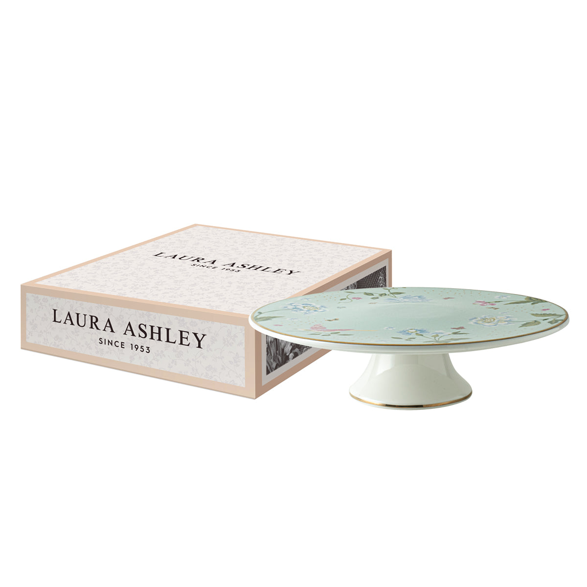 Laura Ashley Giftset Cakestand on foot 30 cm Green