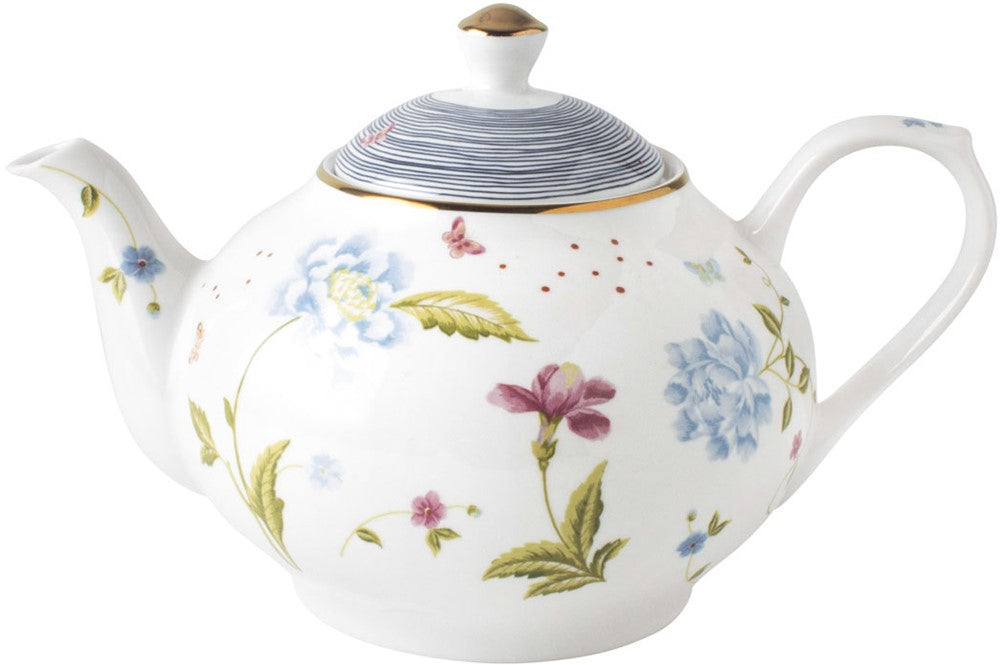 Laura Ashley Giftset Teapot Elveden White 1,6 liter