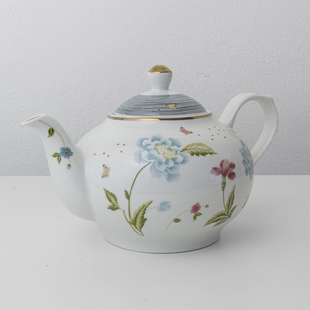 Laura Ashley Giftset Teapot Elveden White 1,6 liter