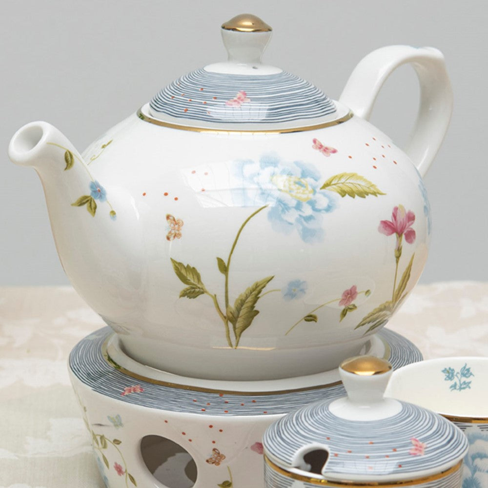 Laura Ashley Giftset Teapot Elveden White 1,6 liter