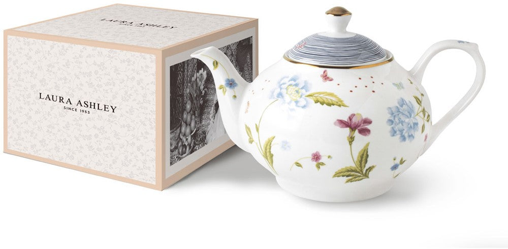 Laura Ashley Giftset Teapot Elveden White 1,6 liter