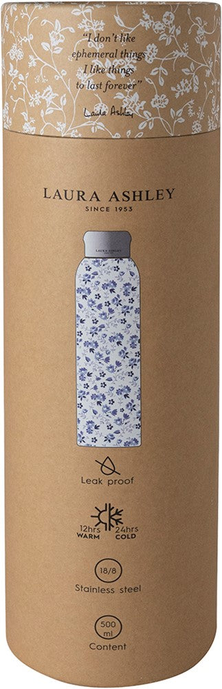 Laura Ashley Giftset Thermosbottle Petit Flowers Blue