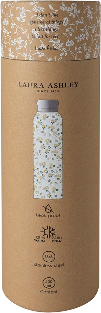 Laura Ashley Giftset Thermosbottle Petit Flowers Yellow