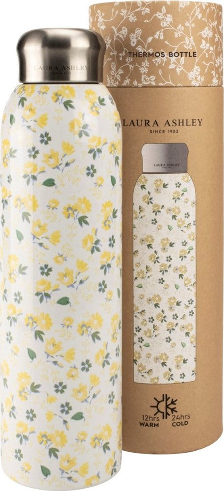 Laura Ashley Giftset Thermosbottle Petit Flowers Yellow