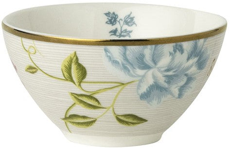 Laura Ashley Bowl 9 Cobblestone Pinstripe