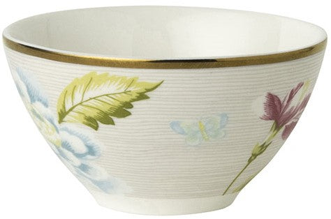 Laura Ashley Bowl 9 Cobblestone Pinstripe