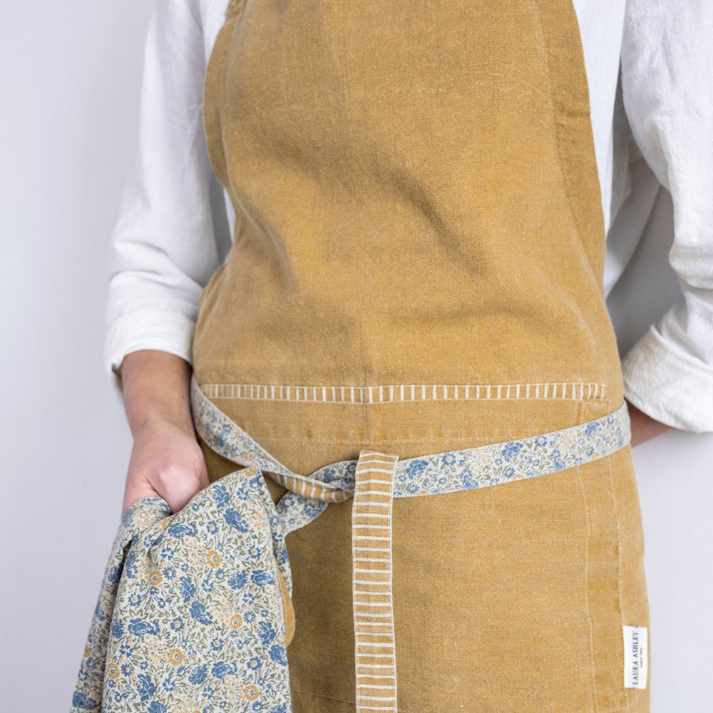 Laura Ashley Apron Oil Yellow Daniela 78x85cm