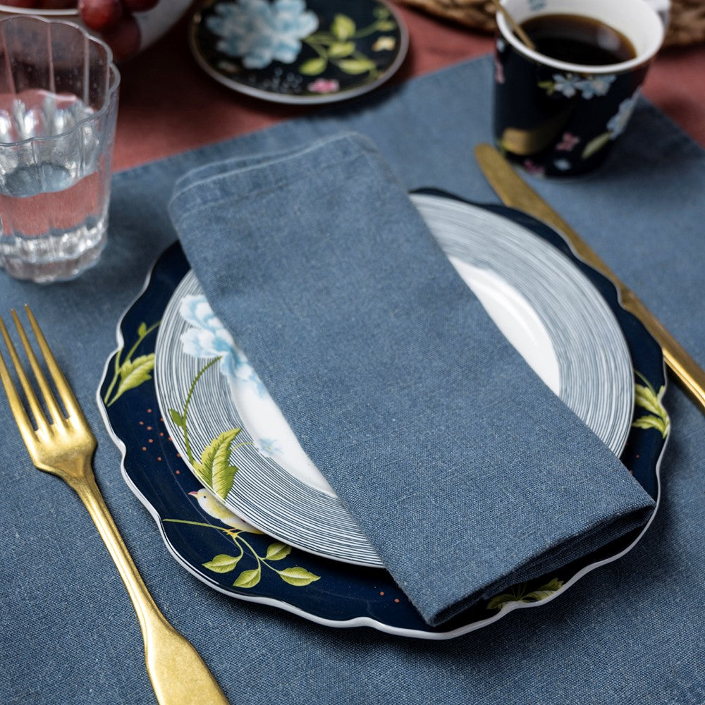 Laura Ashley Napkin Blue Uni 45x45cm