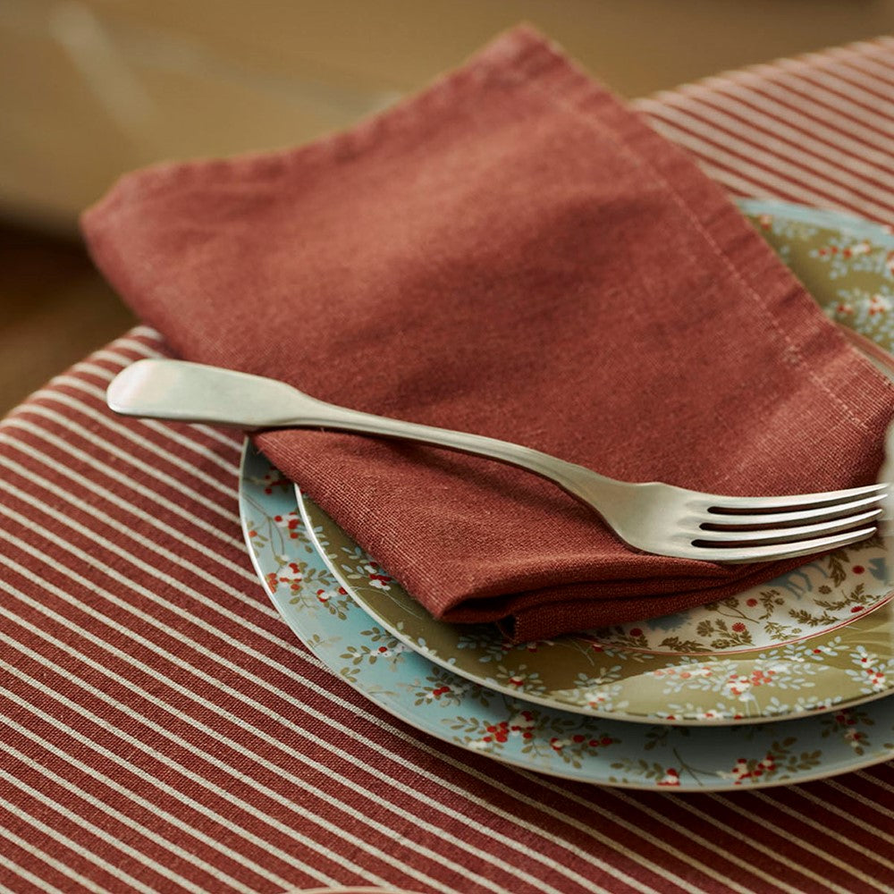 Laura Ashley Napkin Oxblood Red Uni 45x45cm