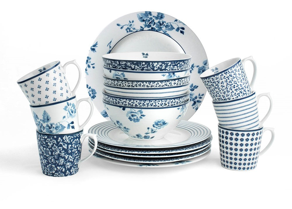 Laura Ashley Set 18 Pcs Tableware